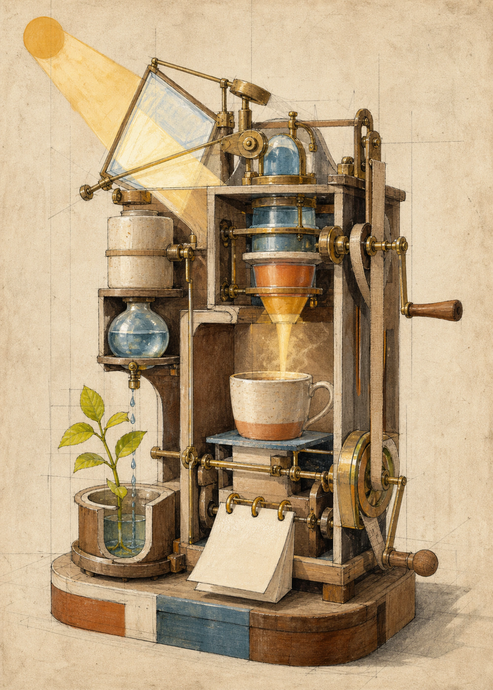 Morning Apparatus — framed Soft Systems art print