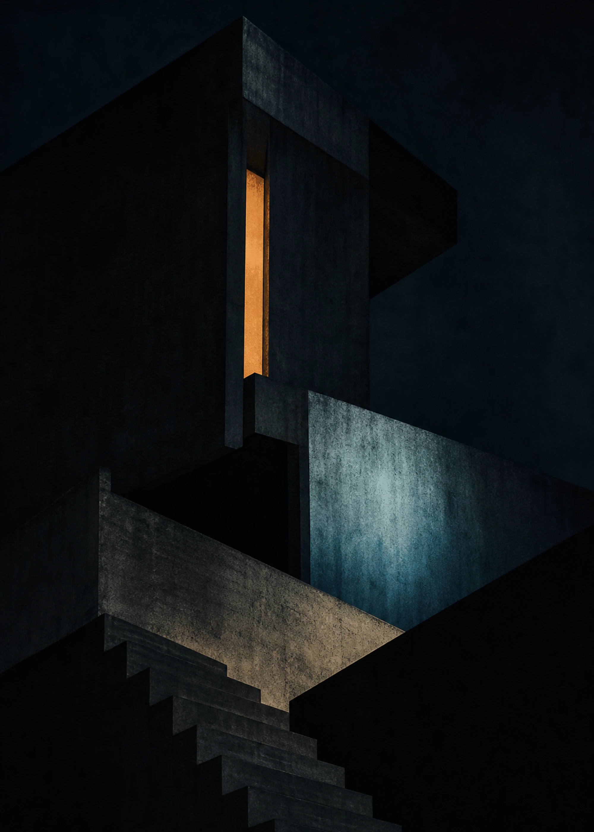 Night Architecture — framed Night Architecture art print