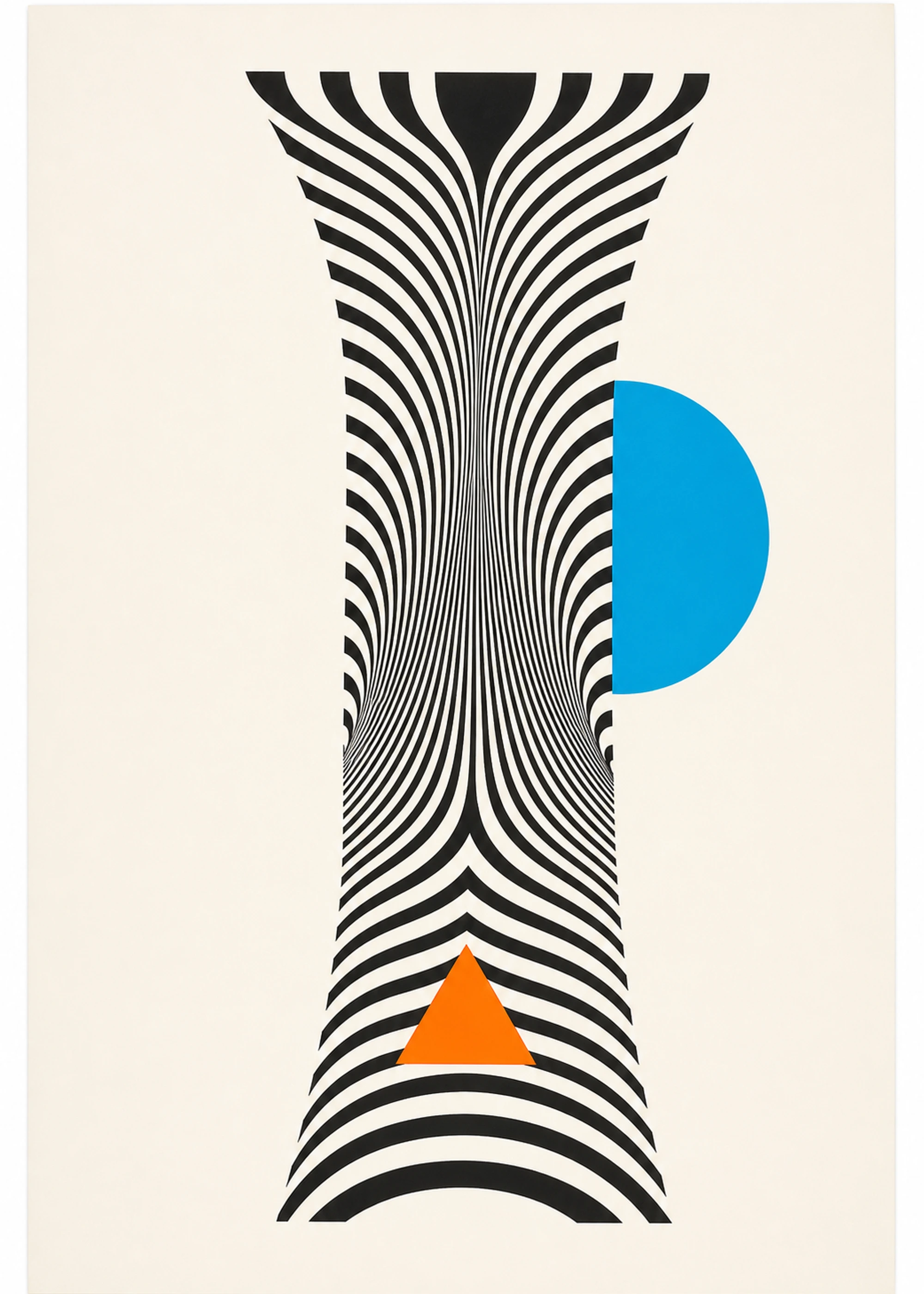 Optical Systems Column — framed Optical Systems art print